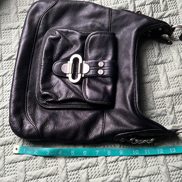 Black leather B.Makowsky purse - Picture 11 of 12